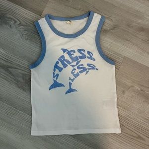 stress less urban outfitters tank
